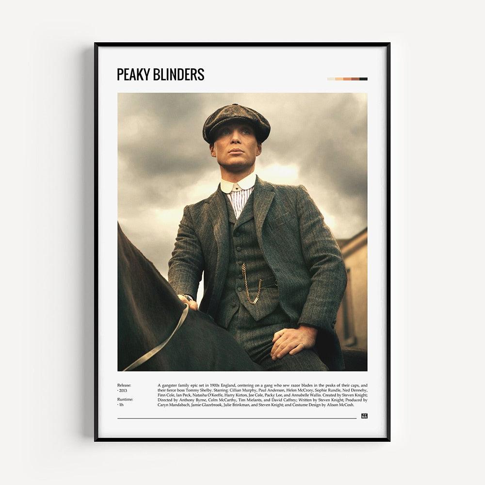 Peaky Blinders Thomas Shelby Cillian Murphy Polaroid TV Series Wall Art Poster - Aesthetic Wall Decor
