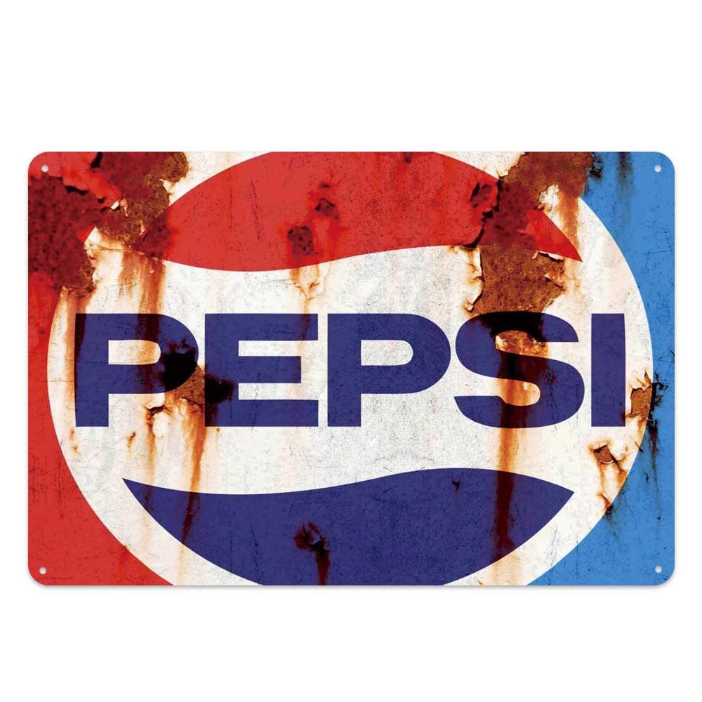 Pepsi Vintage Brand Wall Art Metal Signs - Aesthetic Wall Decor