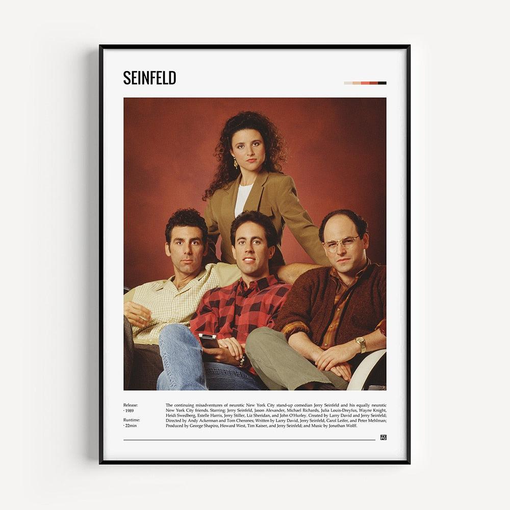 Seinfeld Comedy TV Series Polaroid Wall Art Poster - Aesthetic Wall Decor