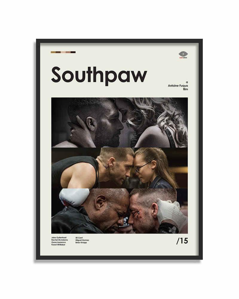 Southpaw Minimalist Movie Wall Art Poster - Aesthetic Wall Decor