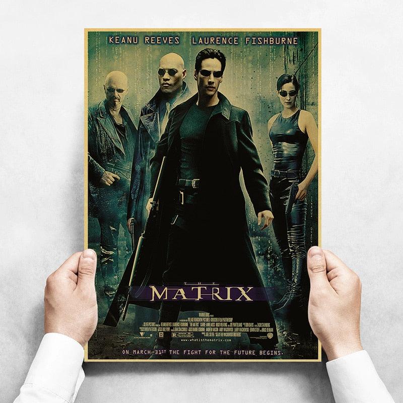 The Matrix Classic Wall Art Movie Poster - Aesthetic Wall Decor