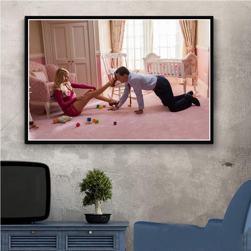 The Wolf of Wall Street Margot Robbie DiCaprio Movie Poster - Aesthetic Wall Decor