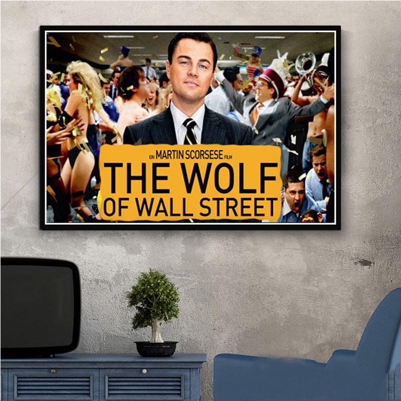 The Wolf of Wall Street Martin Scorsese Movie Poster - Aesthetic Wall Decor