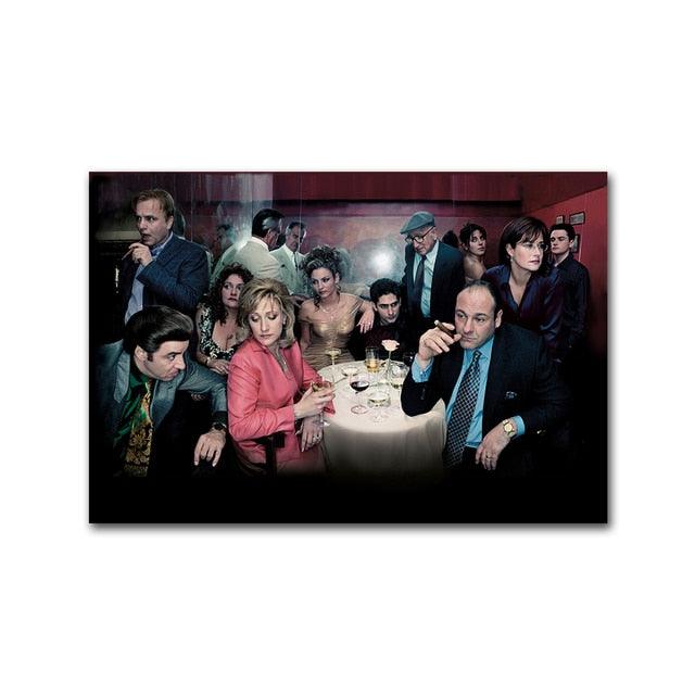 Tony Soprano Family Classic Wall Art Poster - Aesthetic Wall Decor