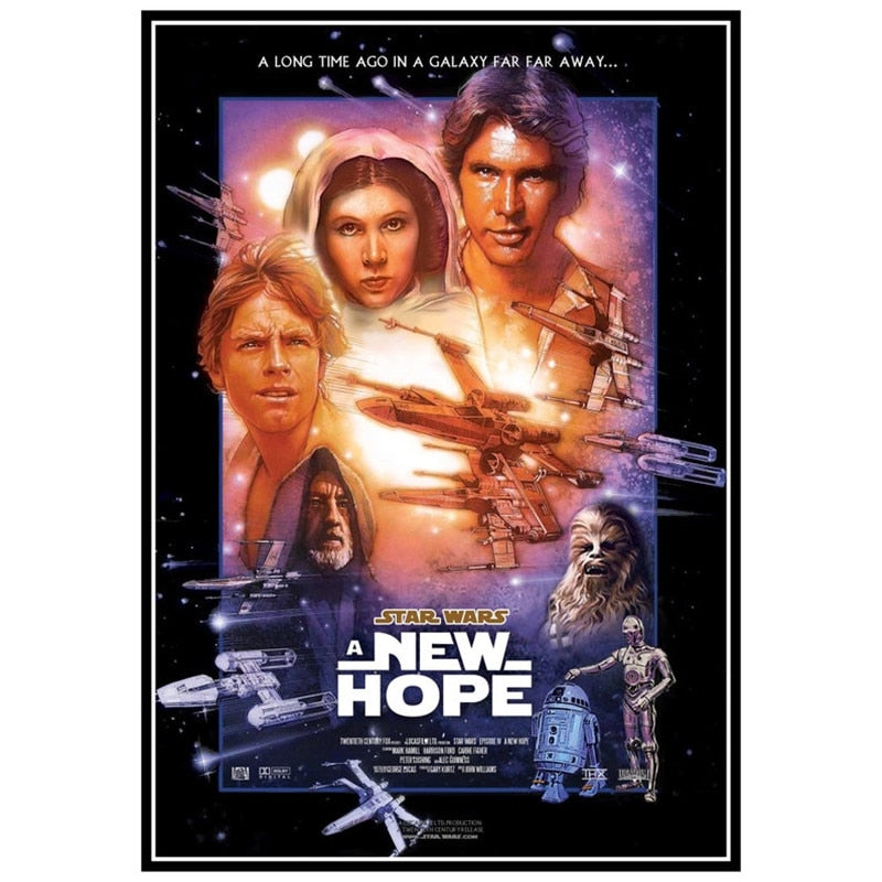 A New Hope Starwars Movie Poster