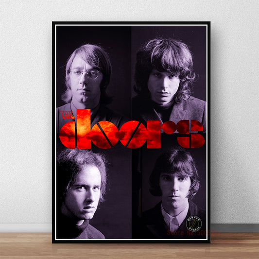 The Doors Band Members Rock Poster