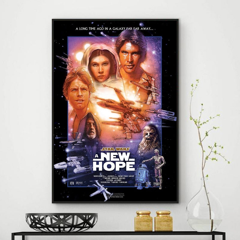 A New Hope Starwars Movie Poster