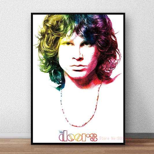 The Doors Jim Morrison White Rainbow Poster