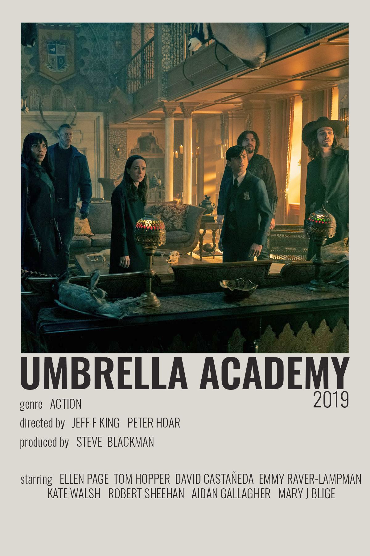 Umbrella Academy Minimalist Poster