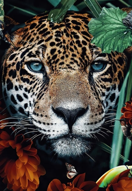 Jaguar Animal Mural Poster