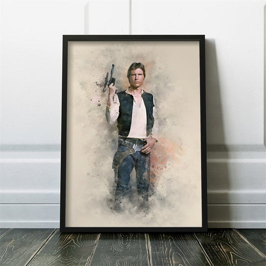 Han Solo Starwars Canvas Poster