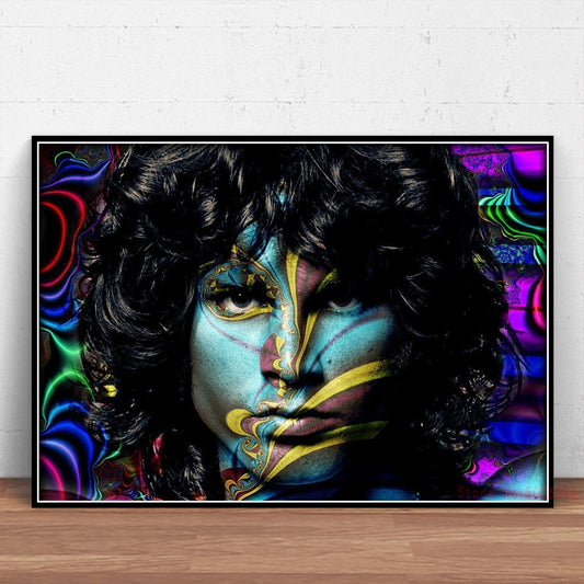 The Doors Jim Morrison Abstract Artwork Poster