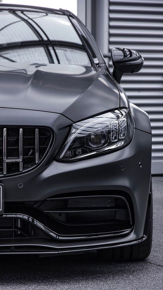 Mercedes Black Sports Car Poster