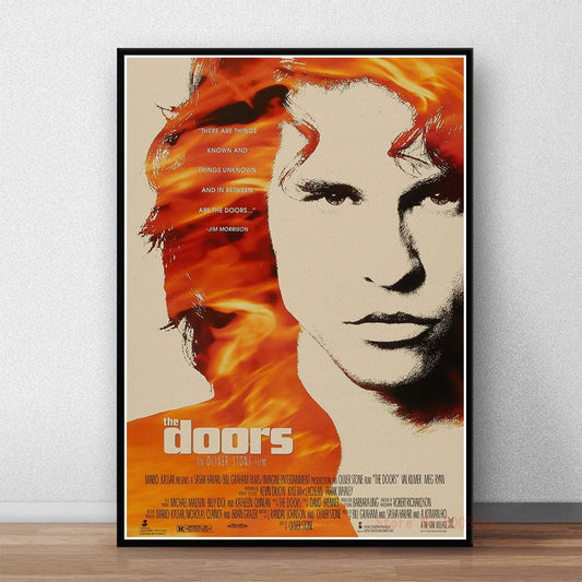 The Doors Jim Morrison Orange Rock Poster