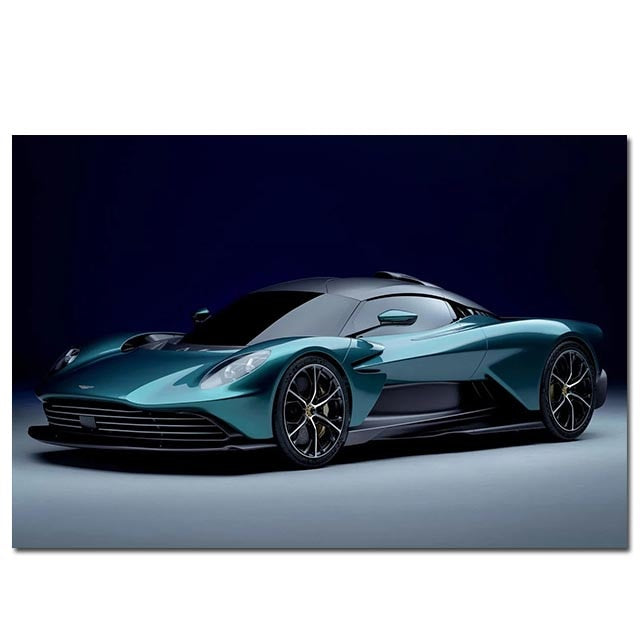 Aston Martin Valhalla Sports Supercar Poster