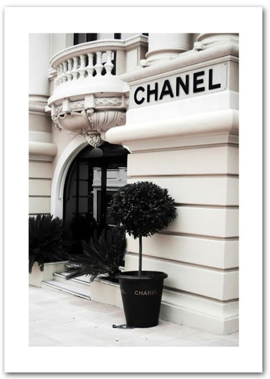 Chanel Luxury Store Fashion Brand Poster