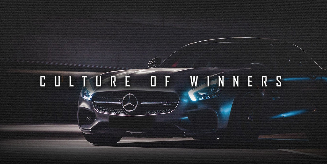 Culture Of Winners Mercedes Motivational Poster