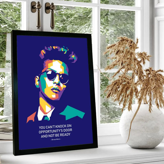 Bruno Mars Motivational Quote Poster