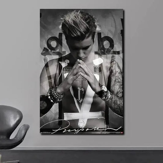 Justin Bieber Purpose Wall Art Album Poster
