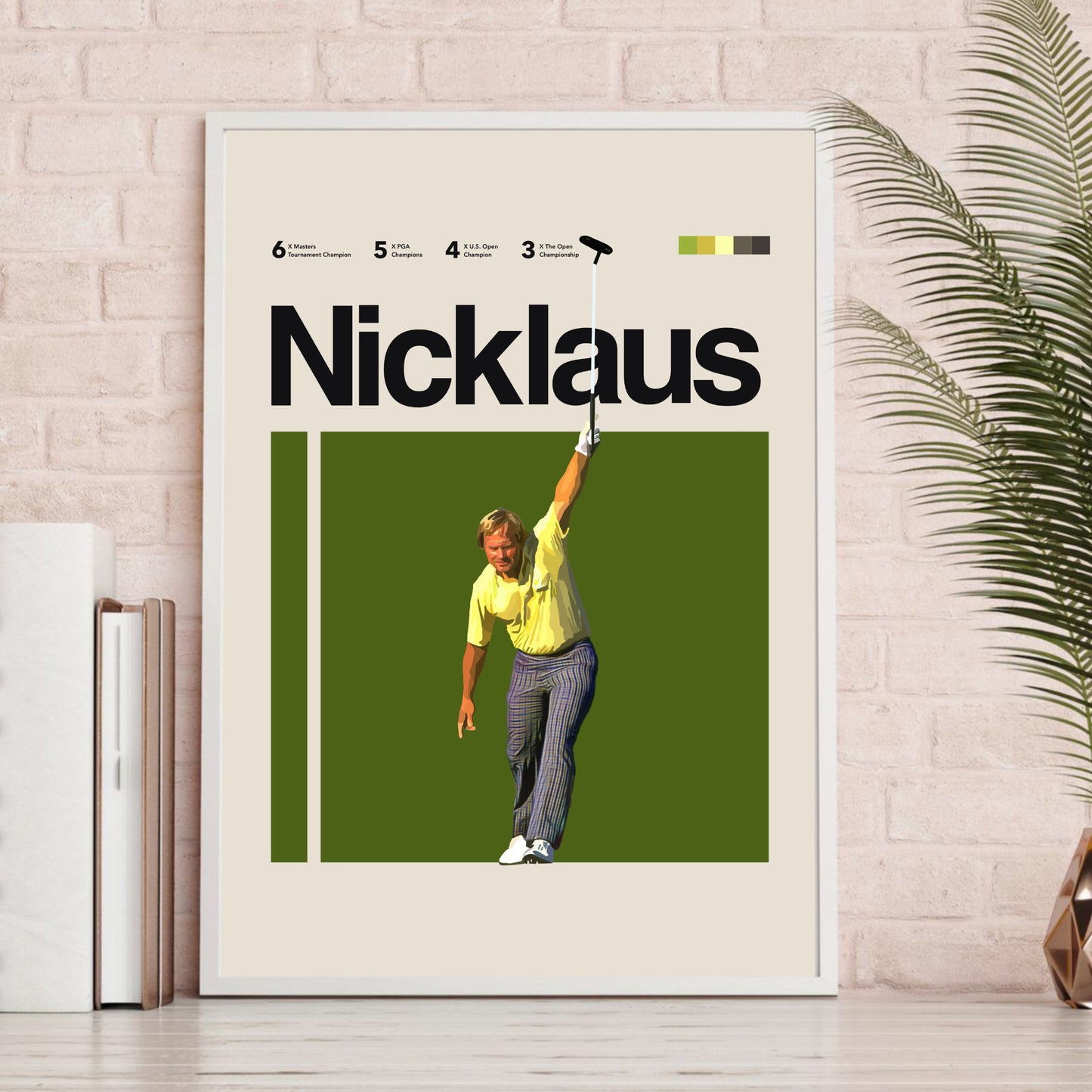 Jack Nicklaus Golf Minimalist Poster
