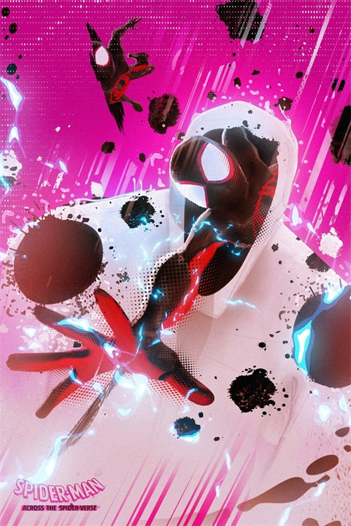 Spider-Man The Spot Into The Spider-Verse Movie Poster