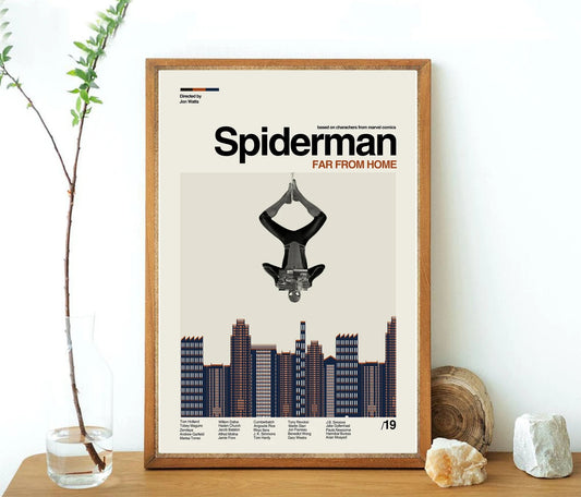 Spiderman Far From Home Minimalist Movie Poster