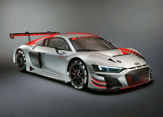 Audi Racing Car Poster