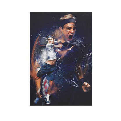 Roger Federer Tennis Star Poster