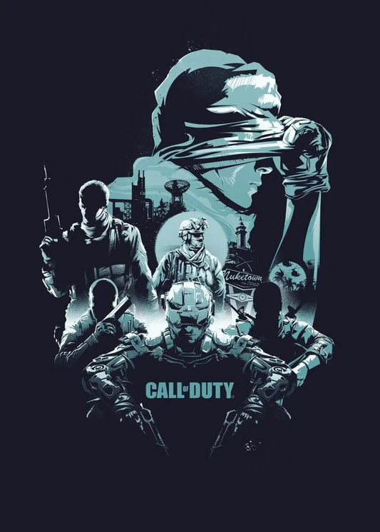 Call of Duty World At War Video Game Poster – Aesthetic Wall Decor