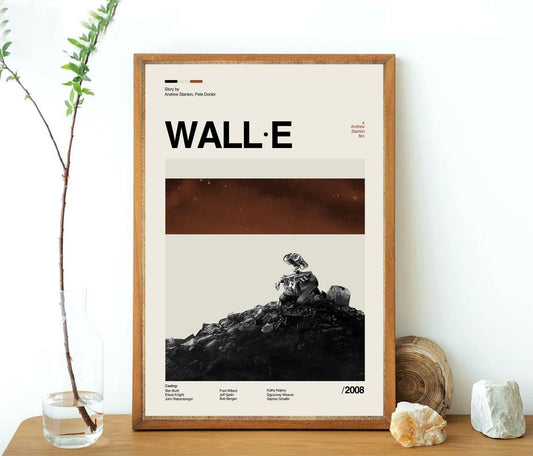 Wall-E Minimalist Movie Poster