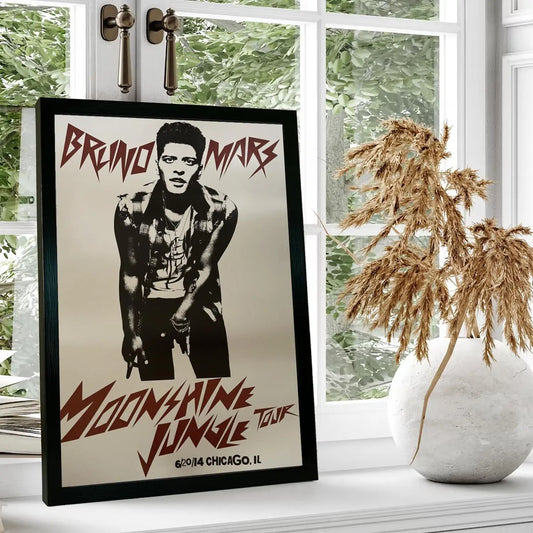 Bruno Mars Moonshine Jungle Wall Art Poster