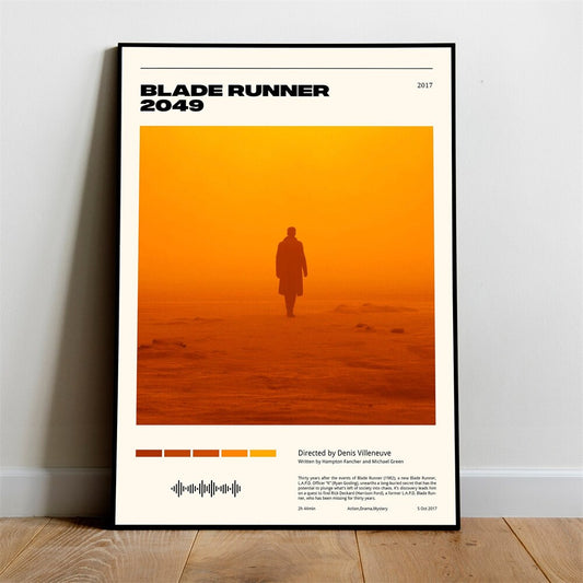 Blade Runner 2049 Desert Ryan Gosling Minimalist Movie Poster