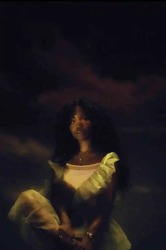 SZA Dark Portrait Poster