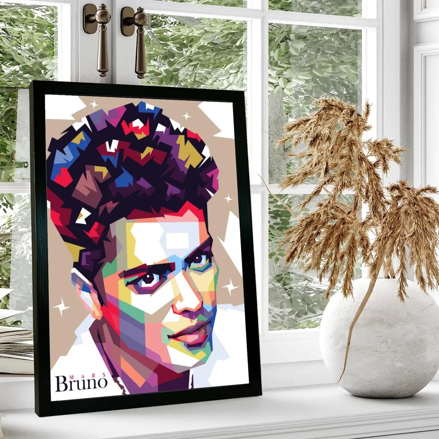 Bruno Mars Abstract Wall Art Decor Painting Poster