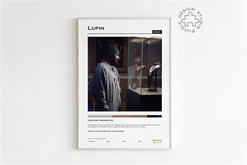 Lupin Minimalist Wall Art Poster