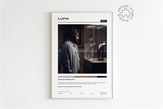 Lupin Minimalist Wall Art Poster