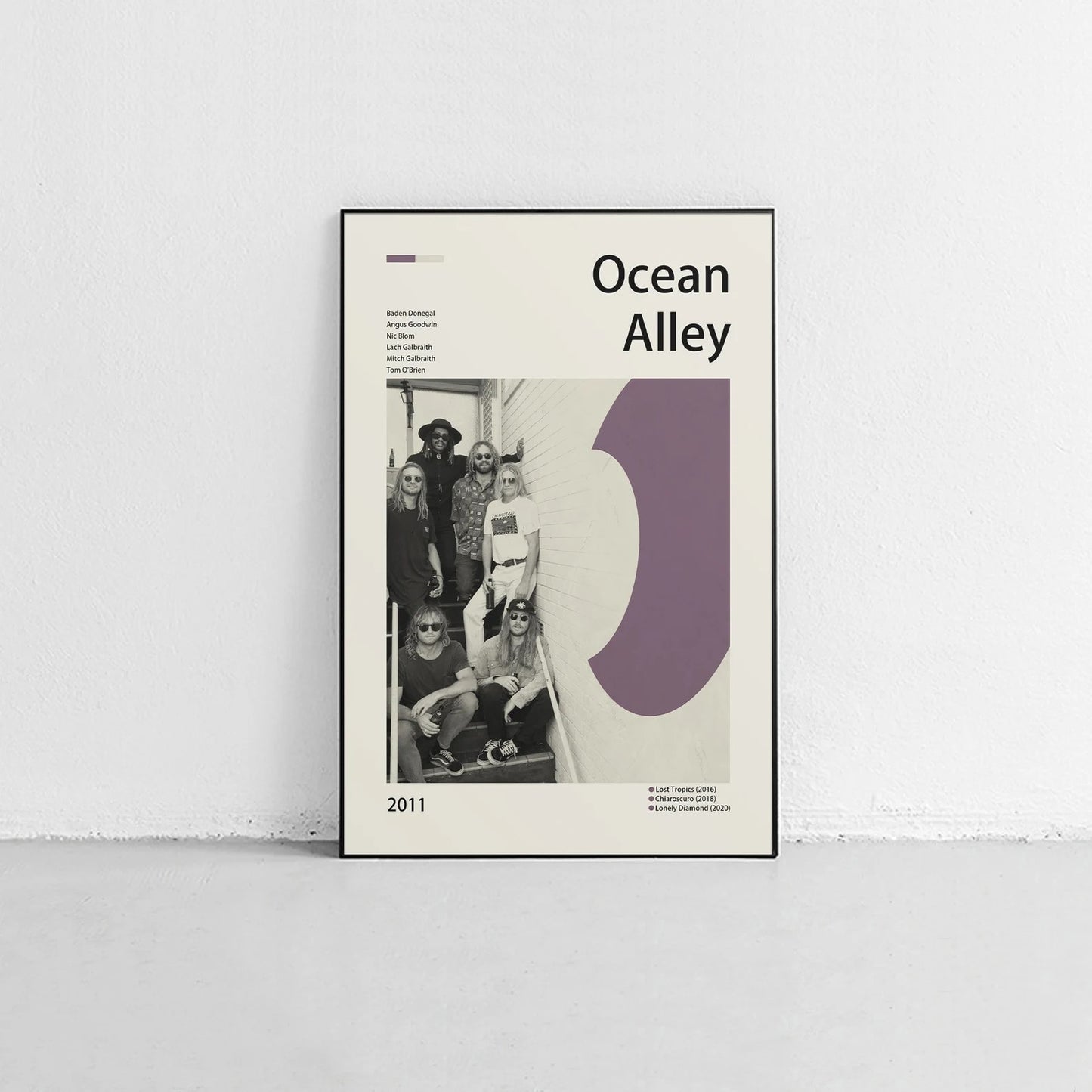 Ocean Alley Minimalist Wall Art Poster
