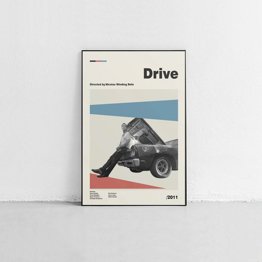 Drive Minimalist Movie Wall Art Poster