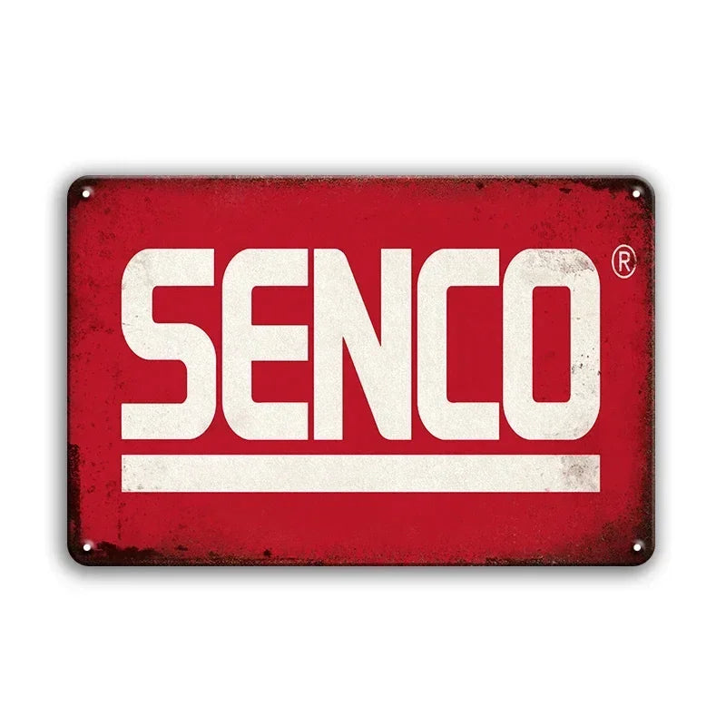 Senco Rustic Man Cave Garage Metal Sign Poster