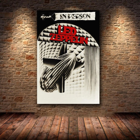Led Zeppelin In Person Poster