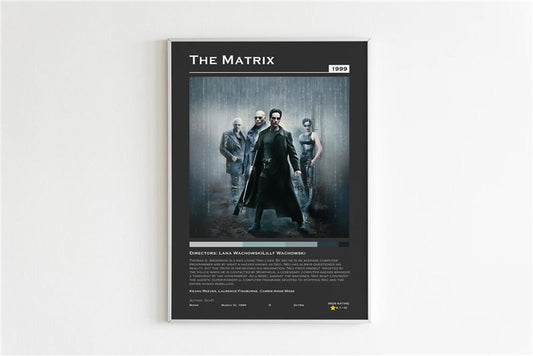 The Matrix Dark Minimalist Wall Art Poster