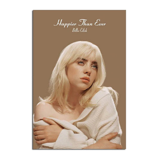 Billie Eilish Happier than Ever Poster