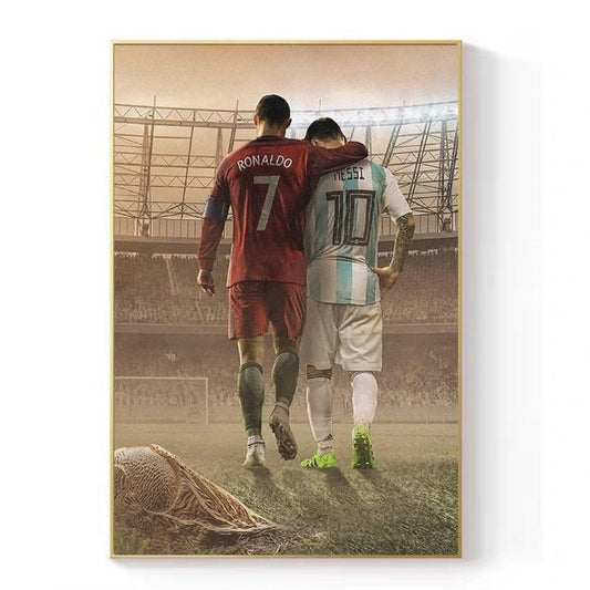 Ronaldo Lionel Messi Poster