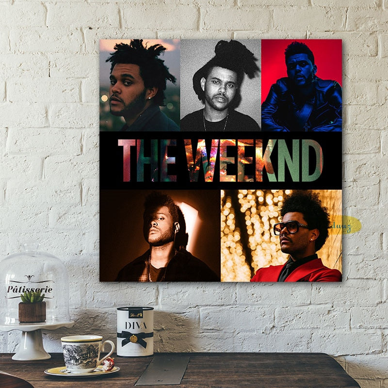 The Weeknd Portraits Poster