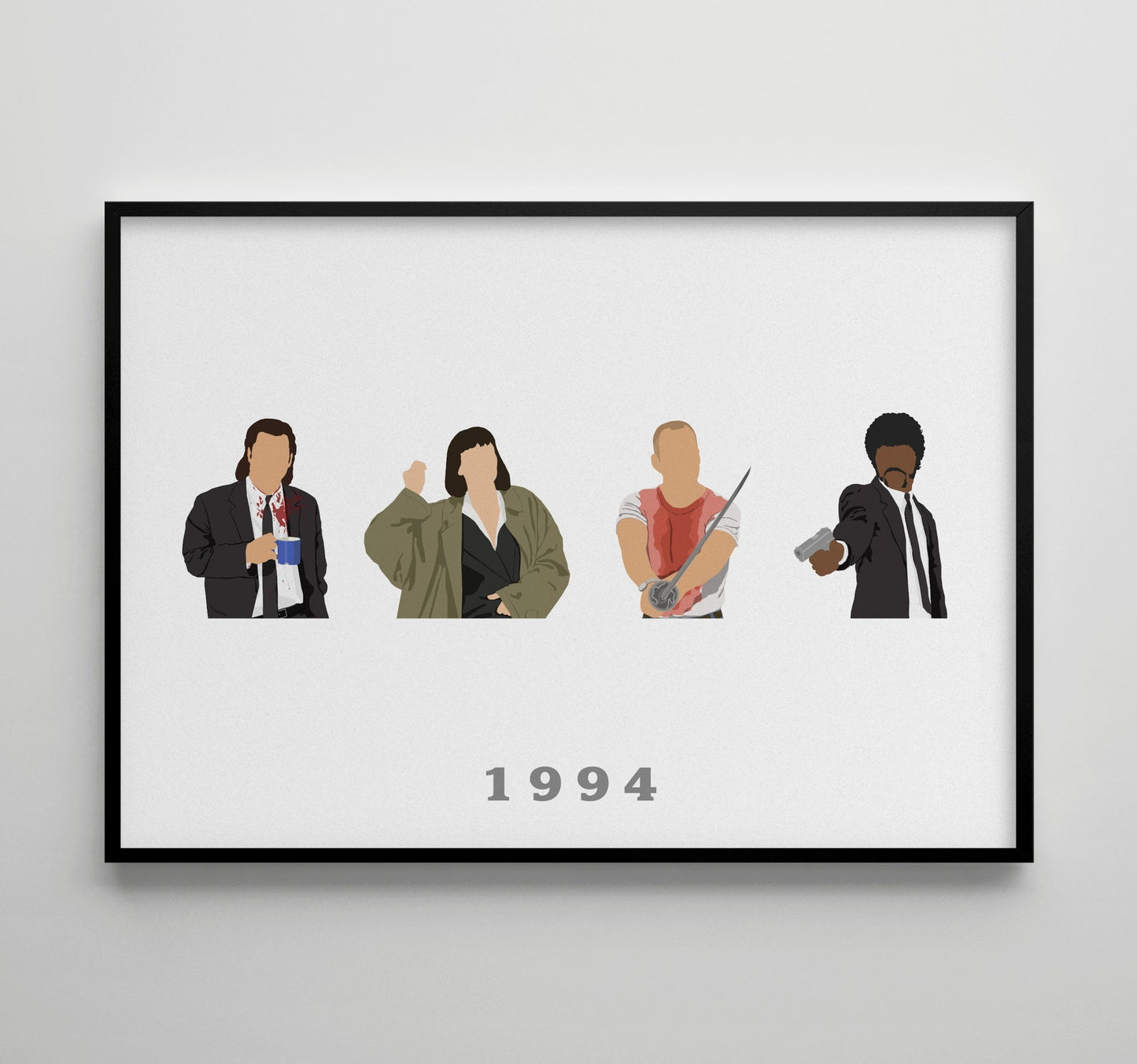 Pulp Fiction Movie Wall Art Poster