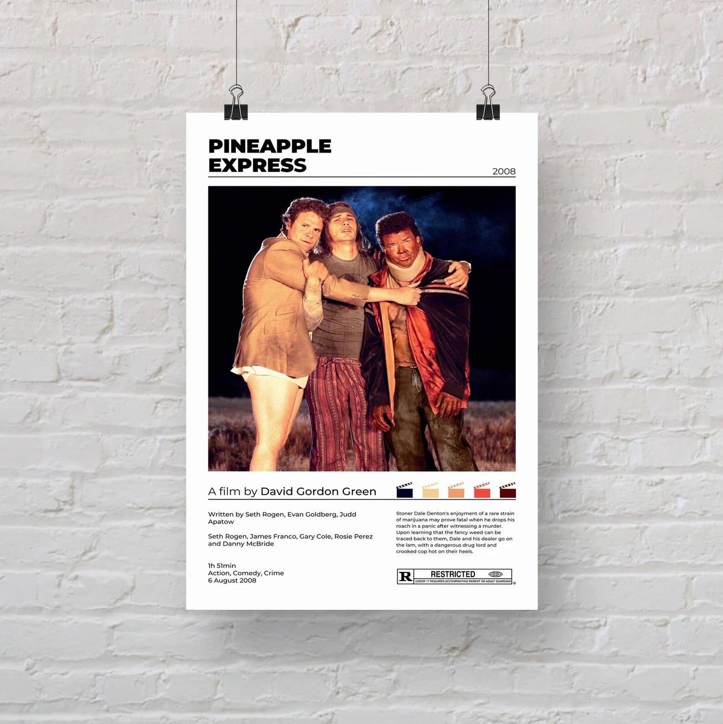 Pineapple Express Minimalist Movie Poster