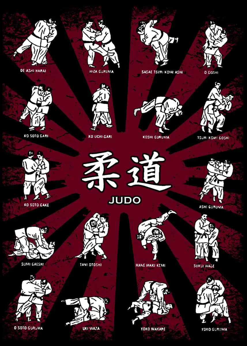 Judo Gym Martial Art Poster