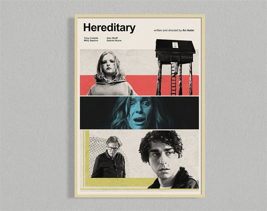 Hereditary Minimalist Movie Wall Art Poster
