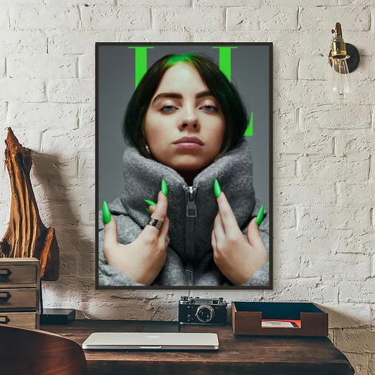 Billie Eilish Wall Art Decor Portrait Poster