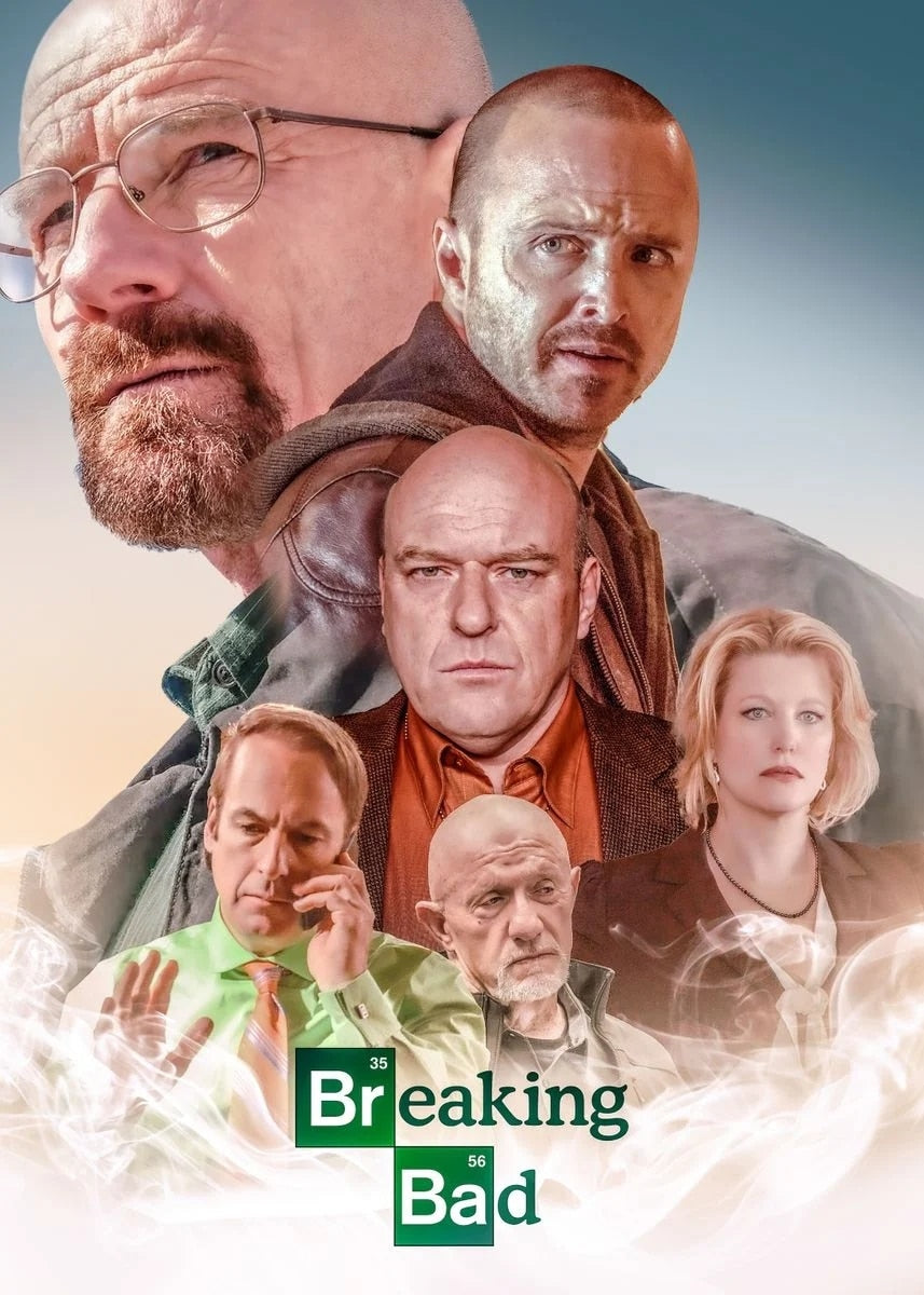Breaking Bad Cast Poster